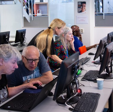 klik en tik in de bibliotheek